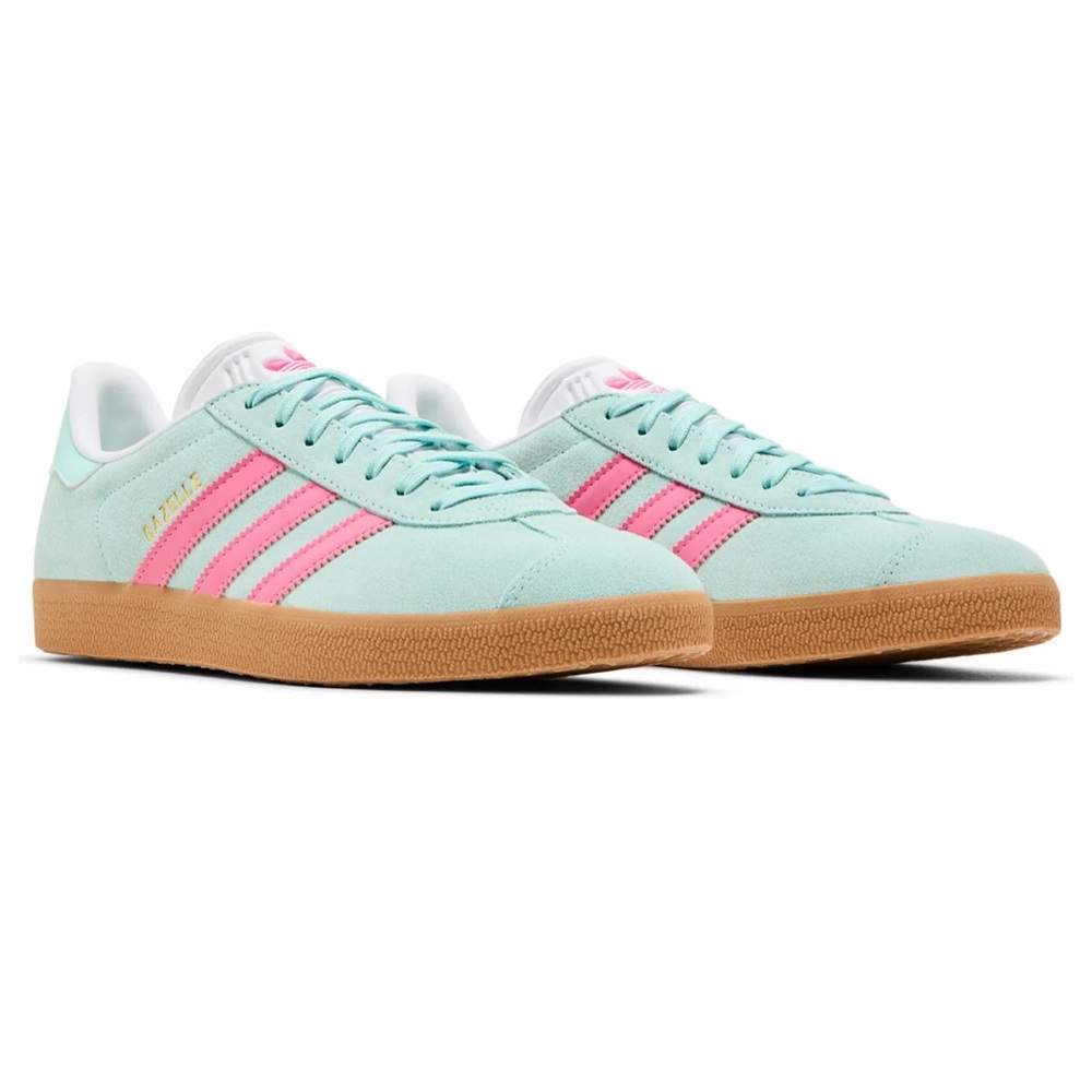 Adidas Gazelle Women’s Sz 9.5 - ‘Semi Flash Aqua Lucid Pink' NWT
